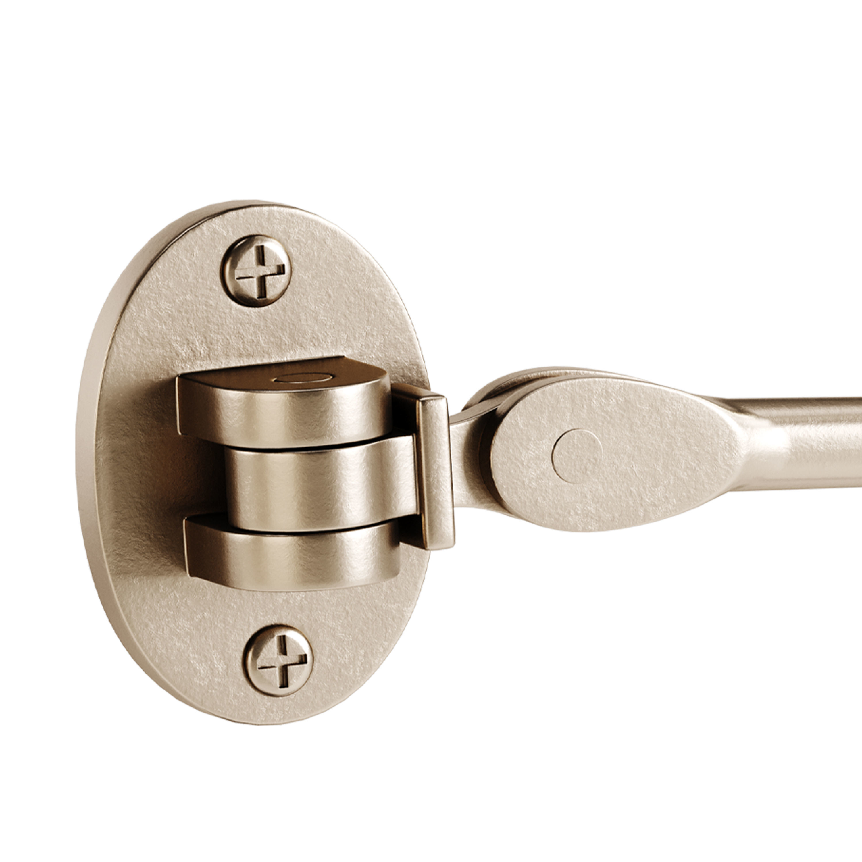  Solid Brass Swivel Pivot Style Cabin Eyelet Latches 3D model_4