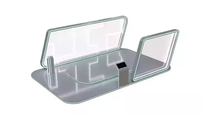 3D Car Podium Display Model