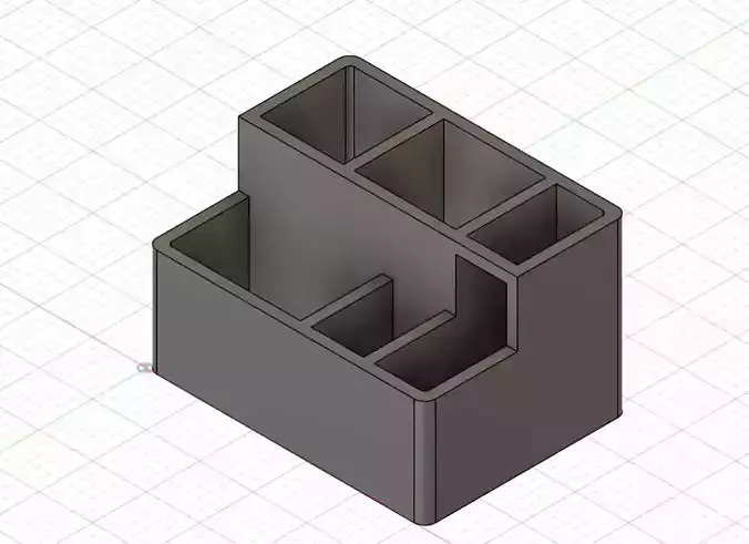 Almacenador con distintos compartimentos