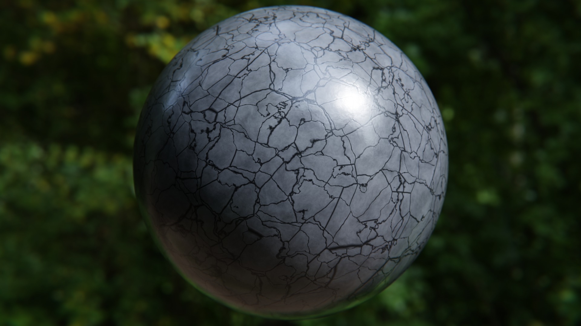 Procedural Golden Vein Cracked Marble Shader - Blender Texture_5