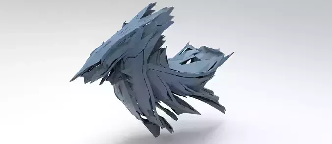 Cyberpunk sci fi bike part