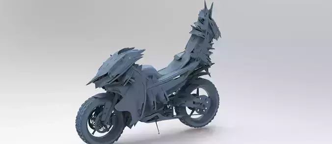 Cyberpunk subzero  tail bike