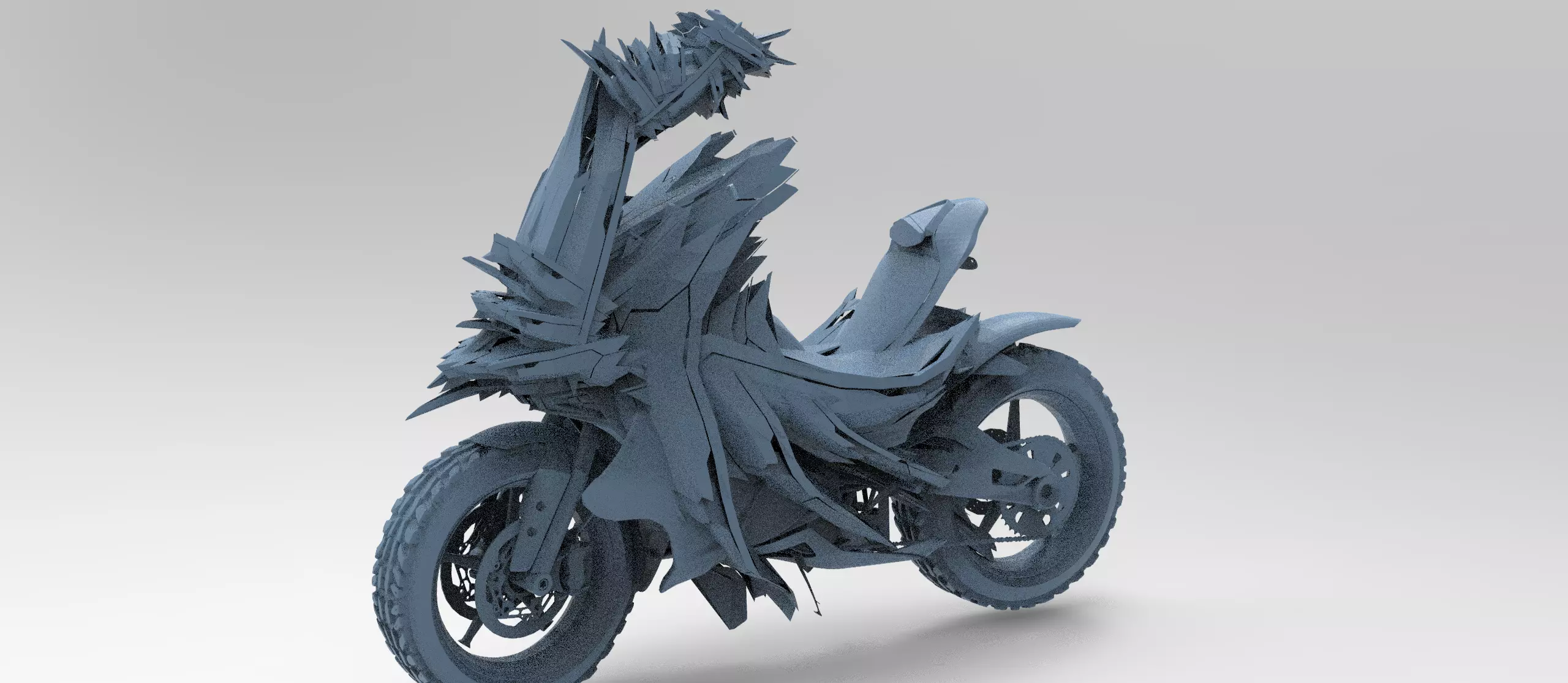 Cyberpunk subzero tail bike  2 3D model_0