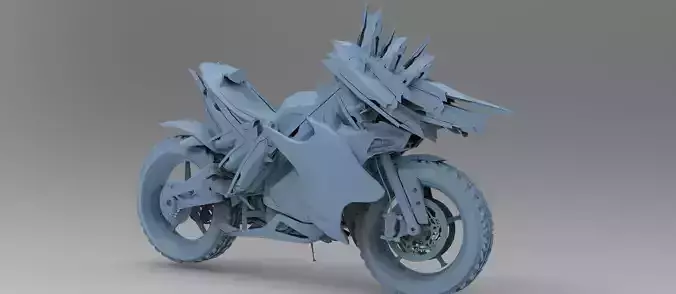 Cyberpunk dragon bike 4 