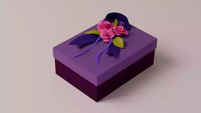 Package for Gift Purple 150 x 210 x 80mm