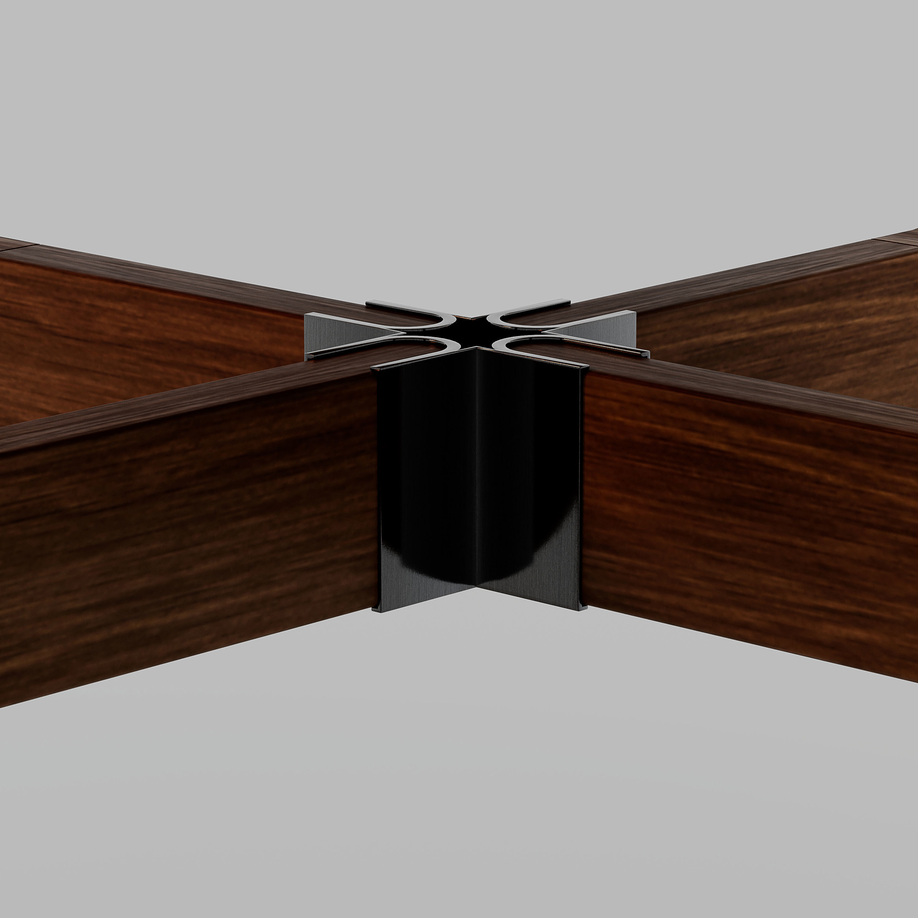 Nodum Sidetable low by Designer Guillaume Delvigne 3D model_4