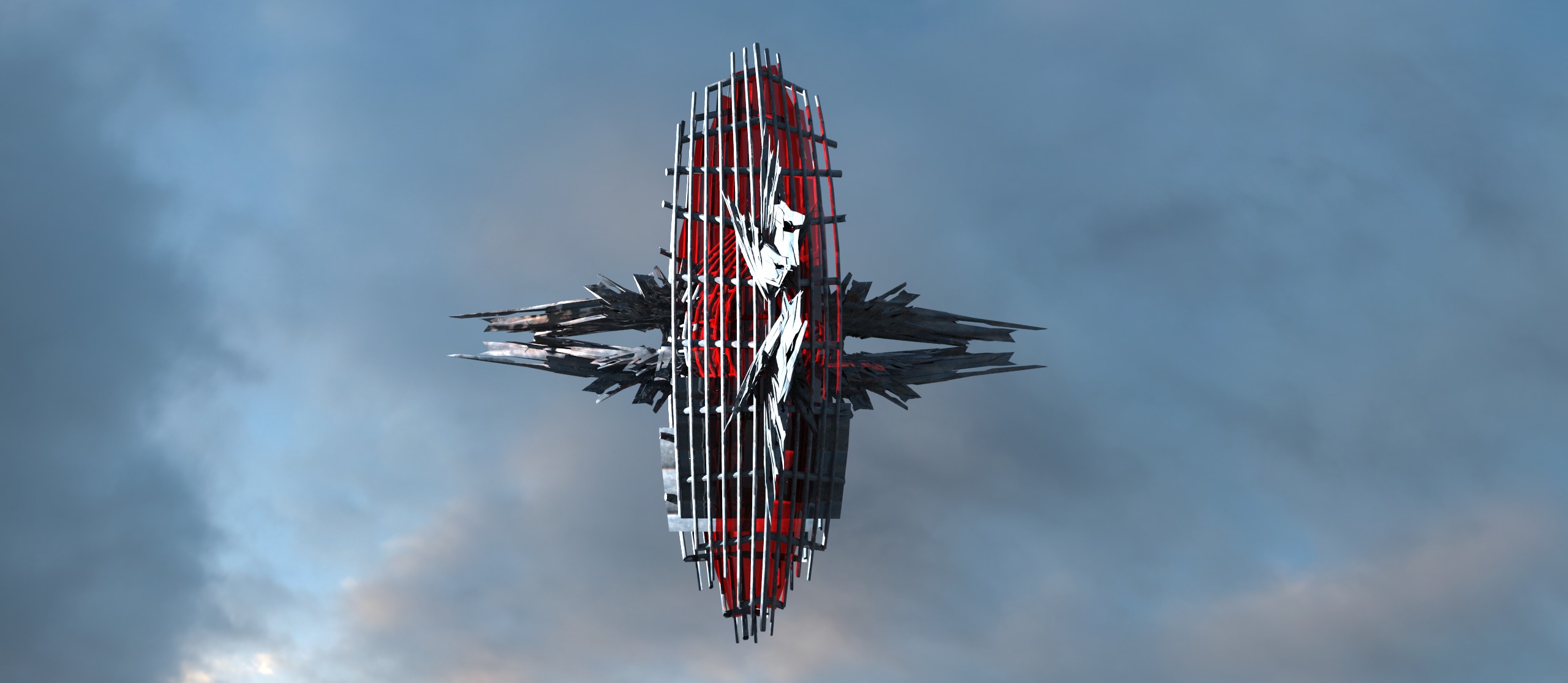 Dragon Sci fi  Drone 1 3D model_1