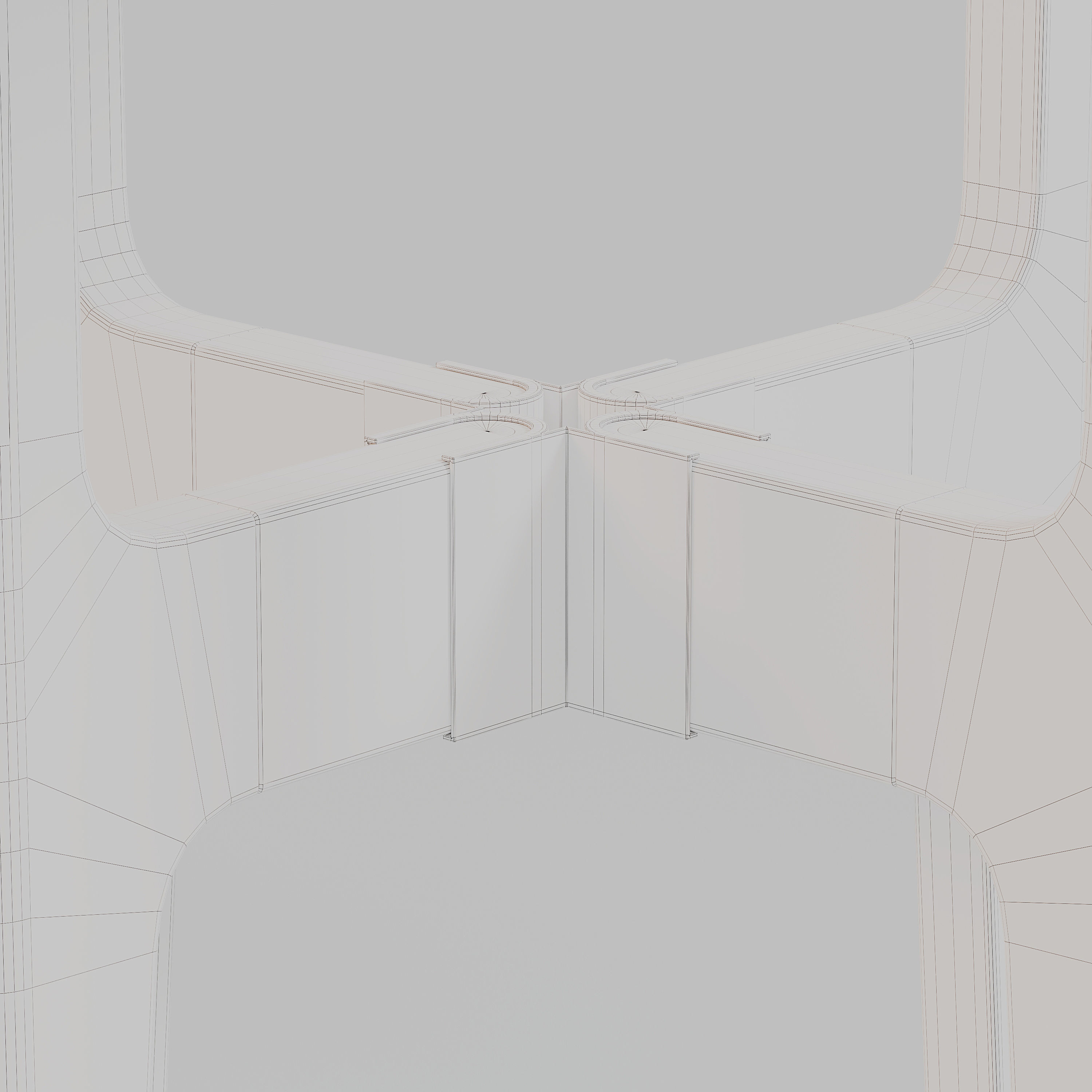 Nodum Sidetable Set by Designer Guillaume Delvigne 3D model_10