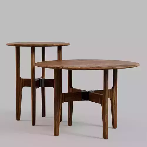 Nodum Sidetable Set by Designer Guillaume Delvigne