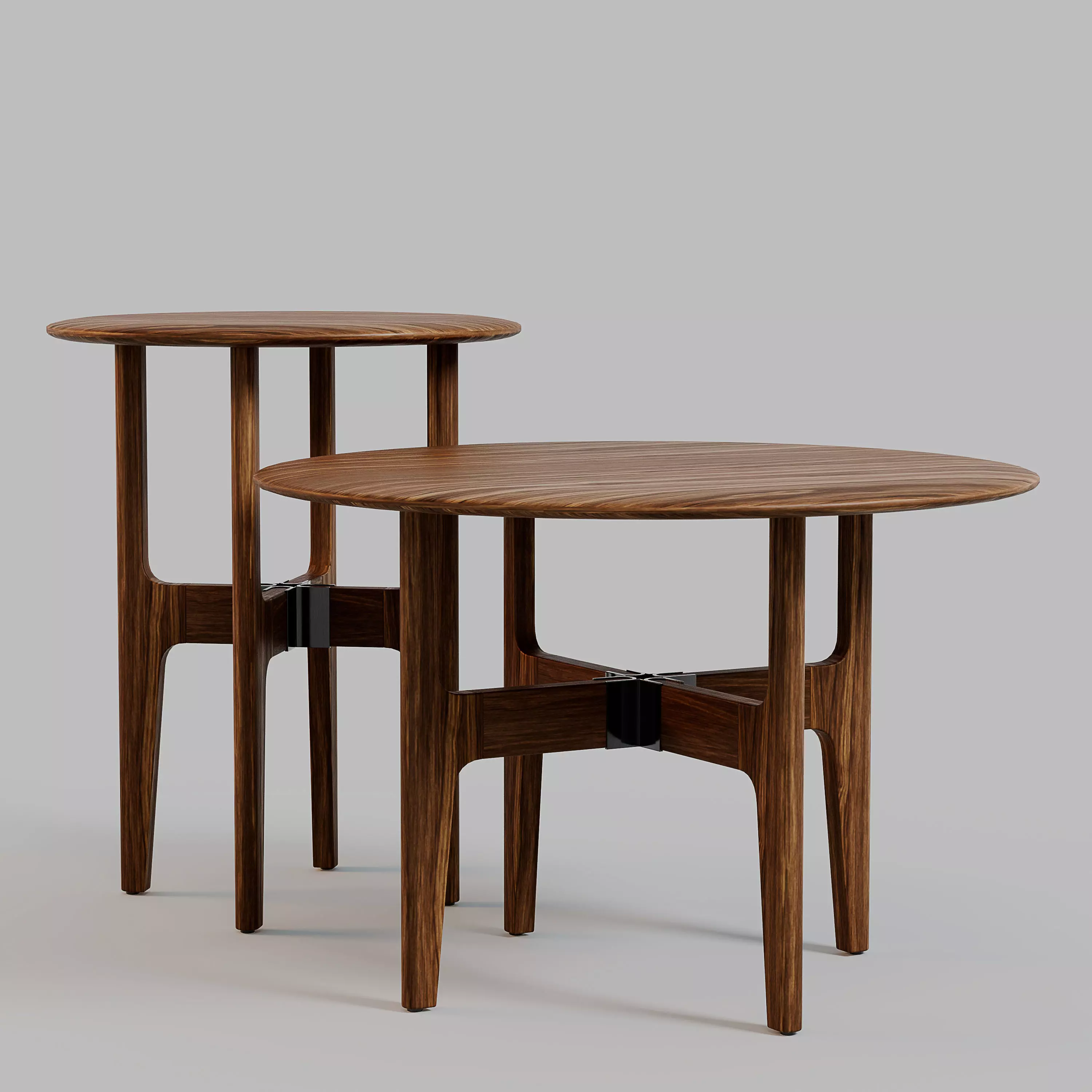 Nodum Sidetable Set by Designer Guillaume Delvigne 3D model_0