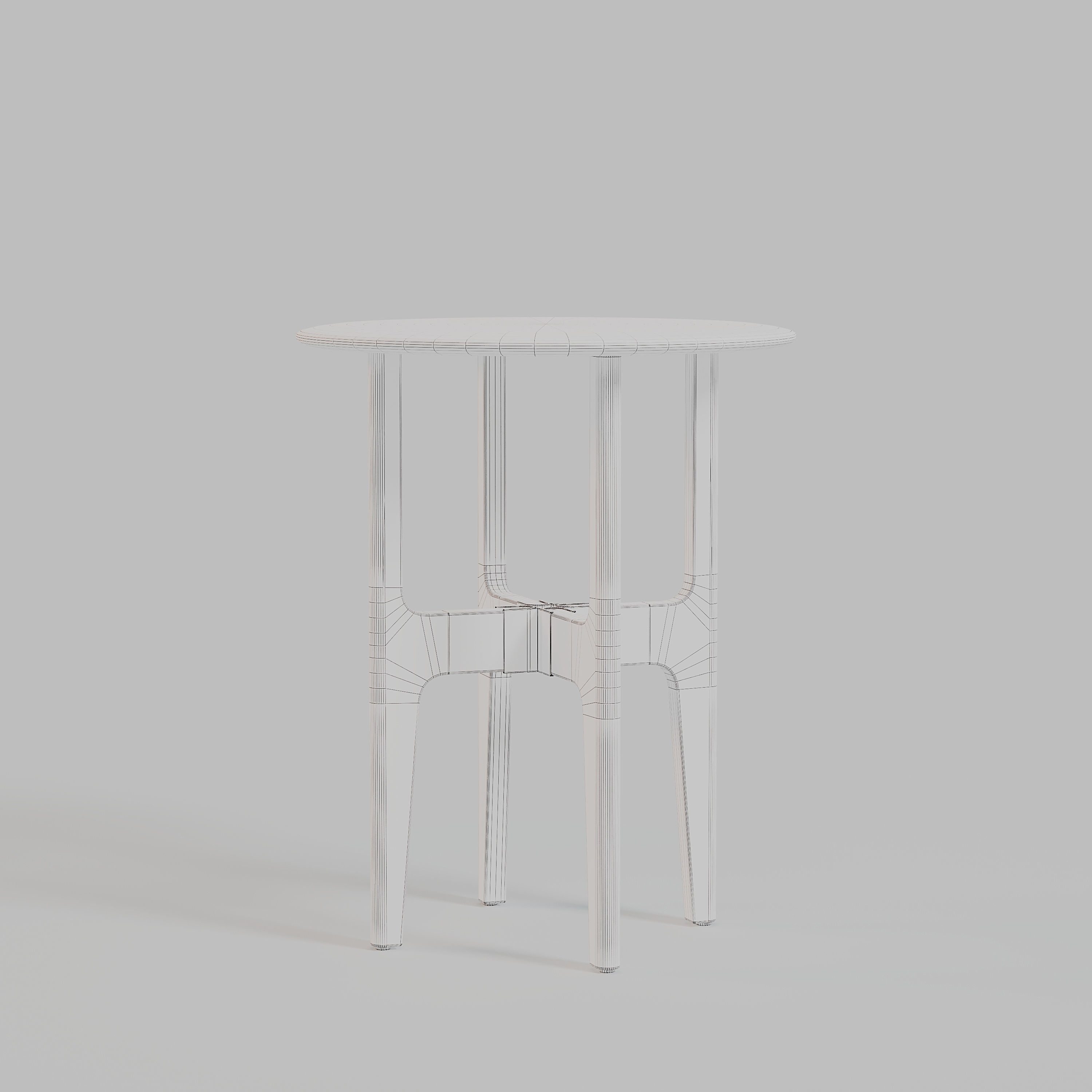 Nodum Sidetable Set by Designer Guillaume Delvigne 3D model_6
