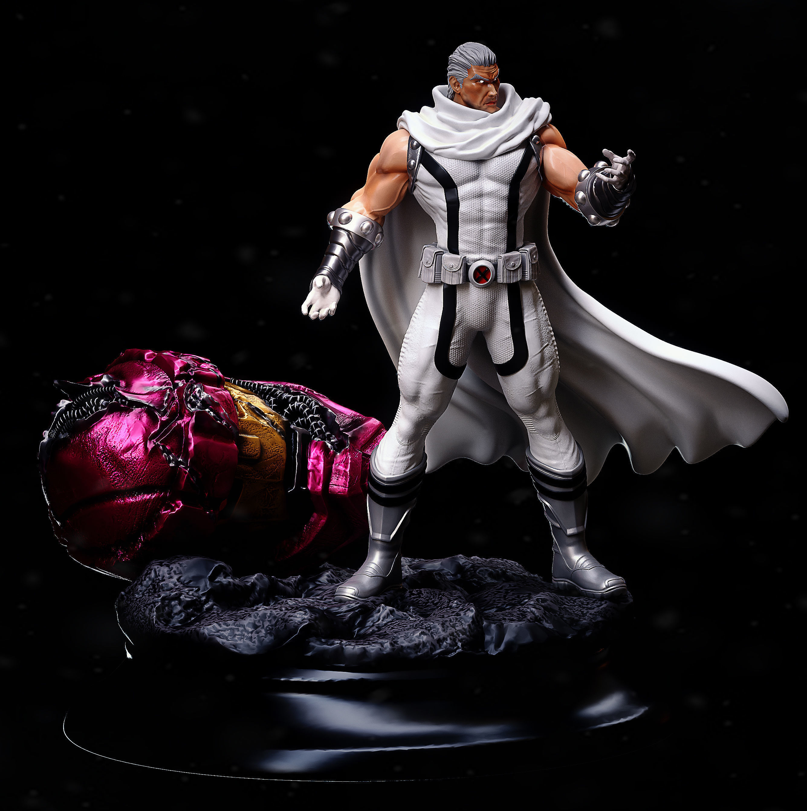 Magneto  3D print model_3