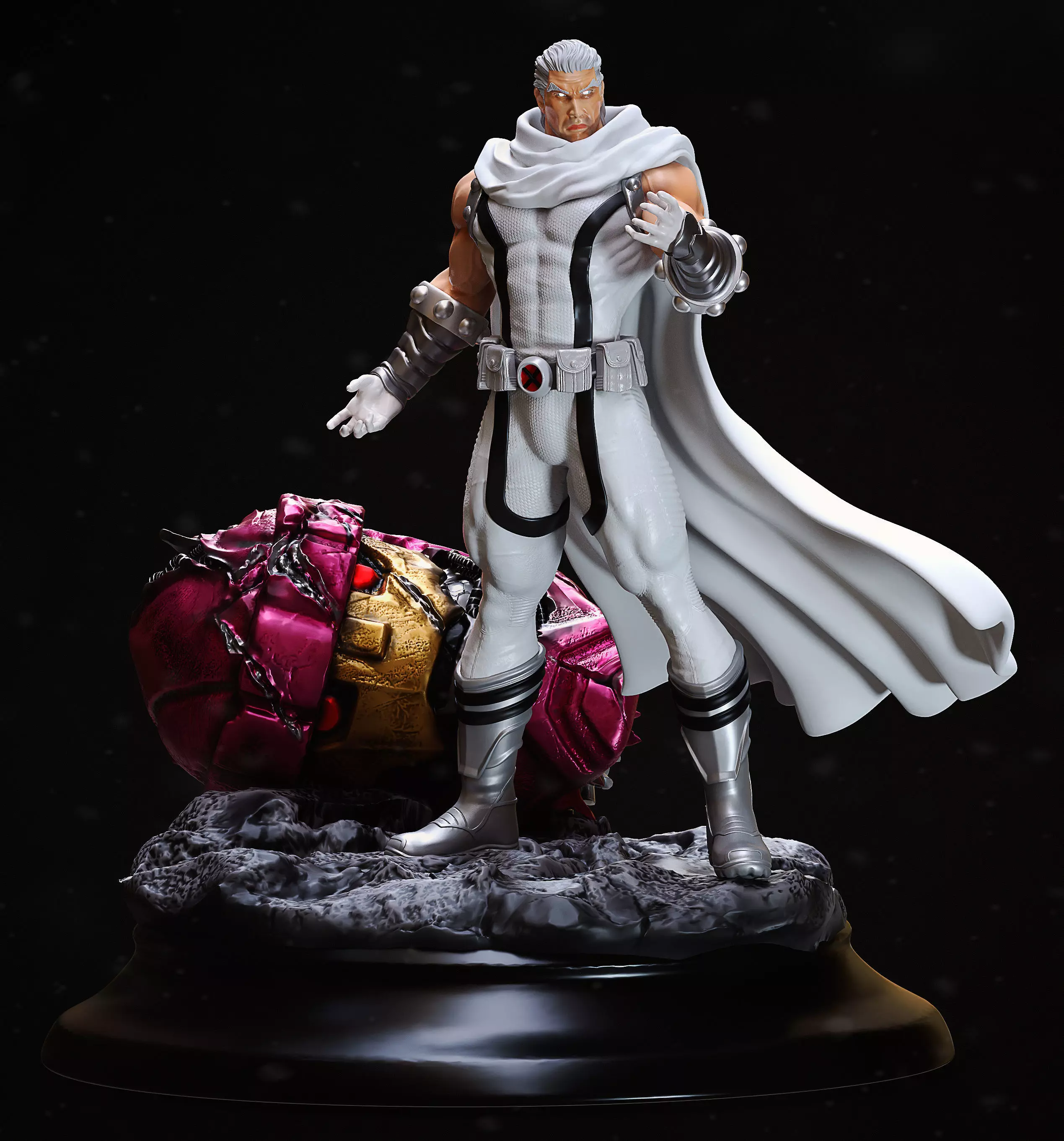 Magneto  3D print model_0