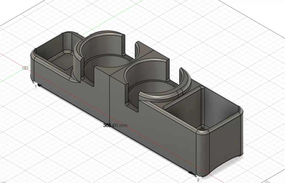 Porta vasos para autos 3D print model_0
