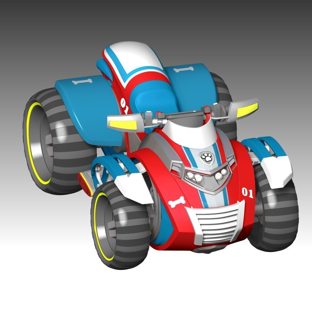 Ryder Bike - Paw Patrol 3D print model_1