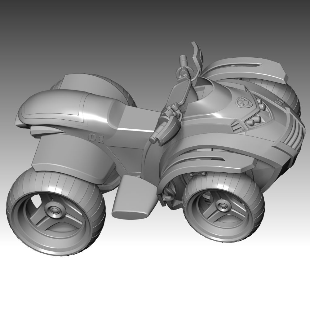 Ryder Bike - Paw Patrol 3D print model_3