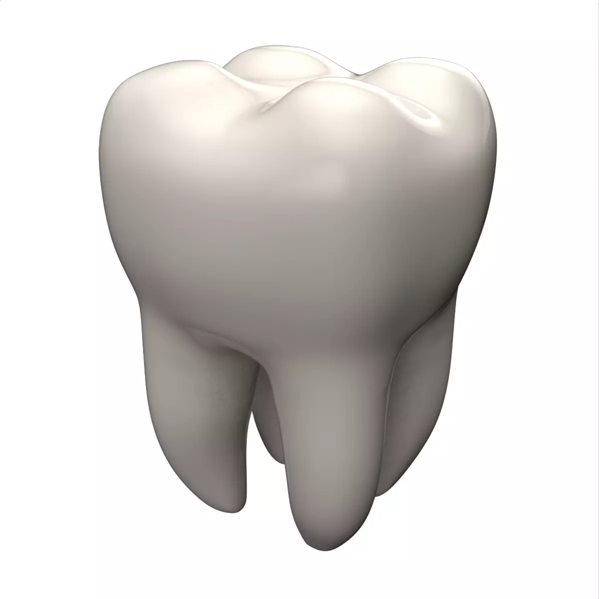 Tooth Low-poly 3D model_0