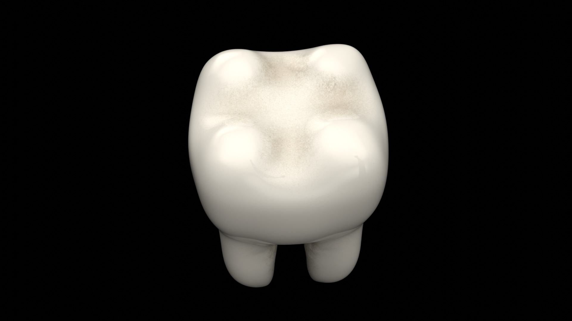 Tooth Low-poly 3D model_6