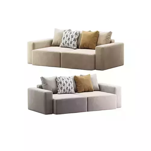 Vincent Navy Blue Retractable Sofa