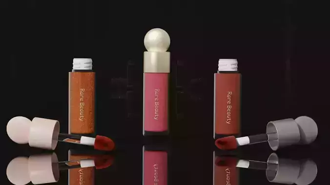 Rare Beauty liquid blosh and highlighter