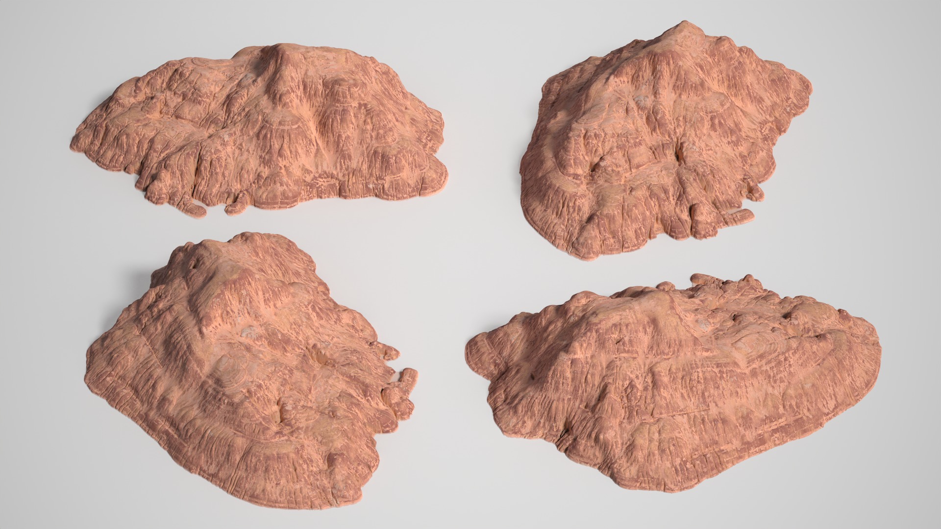 8 Modular Desert Canyons - 241103 Low-poly 3D model_5