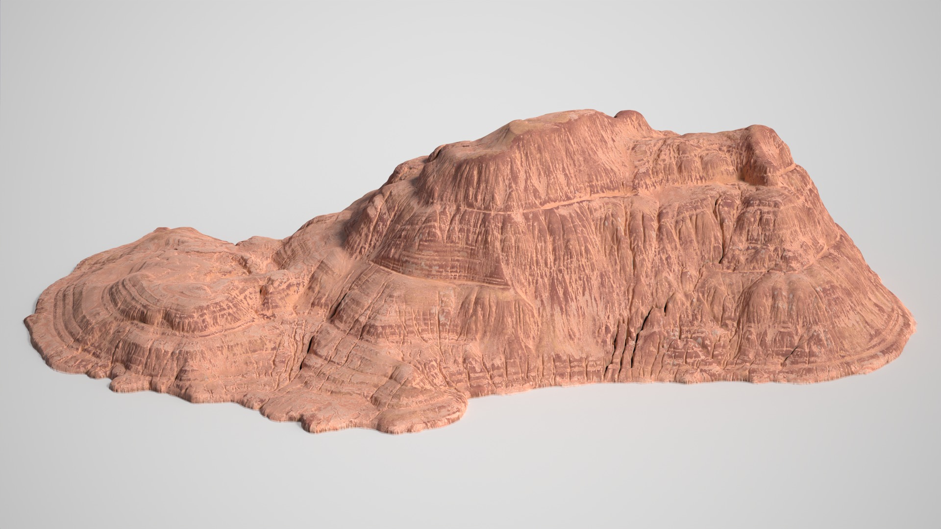 8 Modular Desert Canyons - 241103 Low-poly 3D model_6