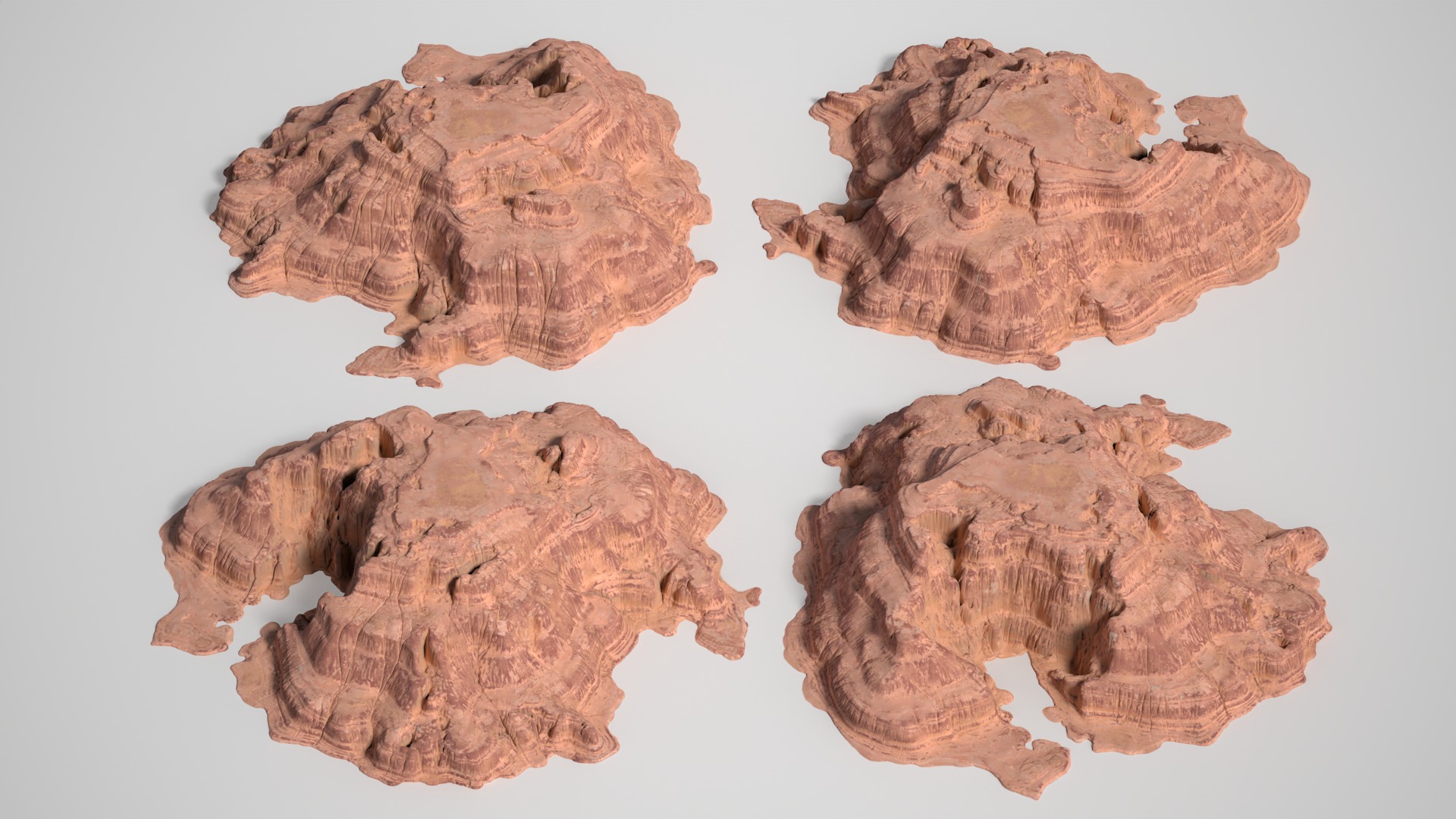 8 Modular Desert Canyons - 241103 Low-poly 3D model_17