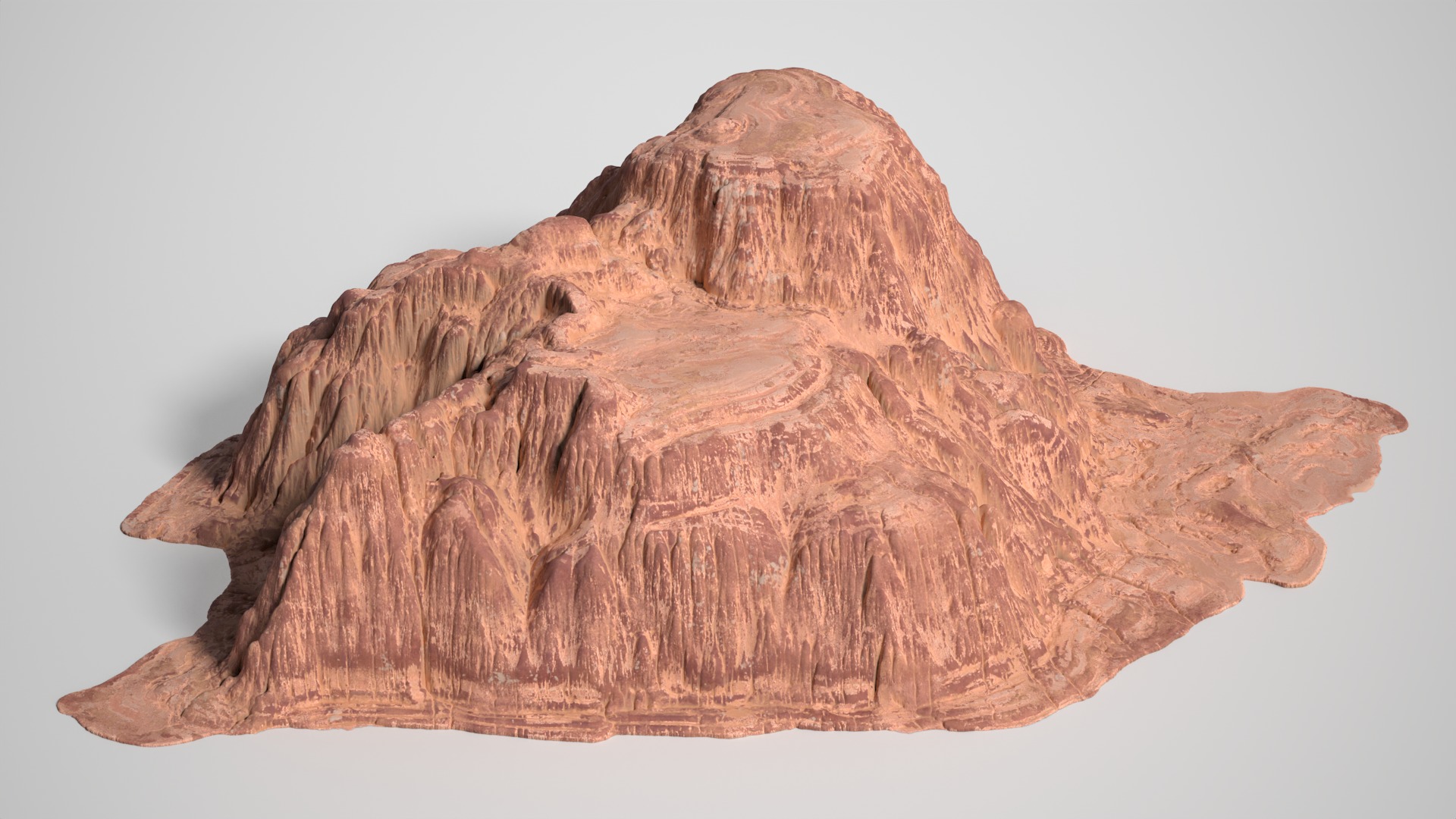 8 Modular Desert Canyons - 241103 Low-poly 3D model_2