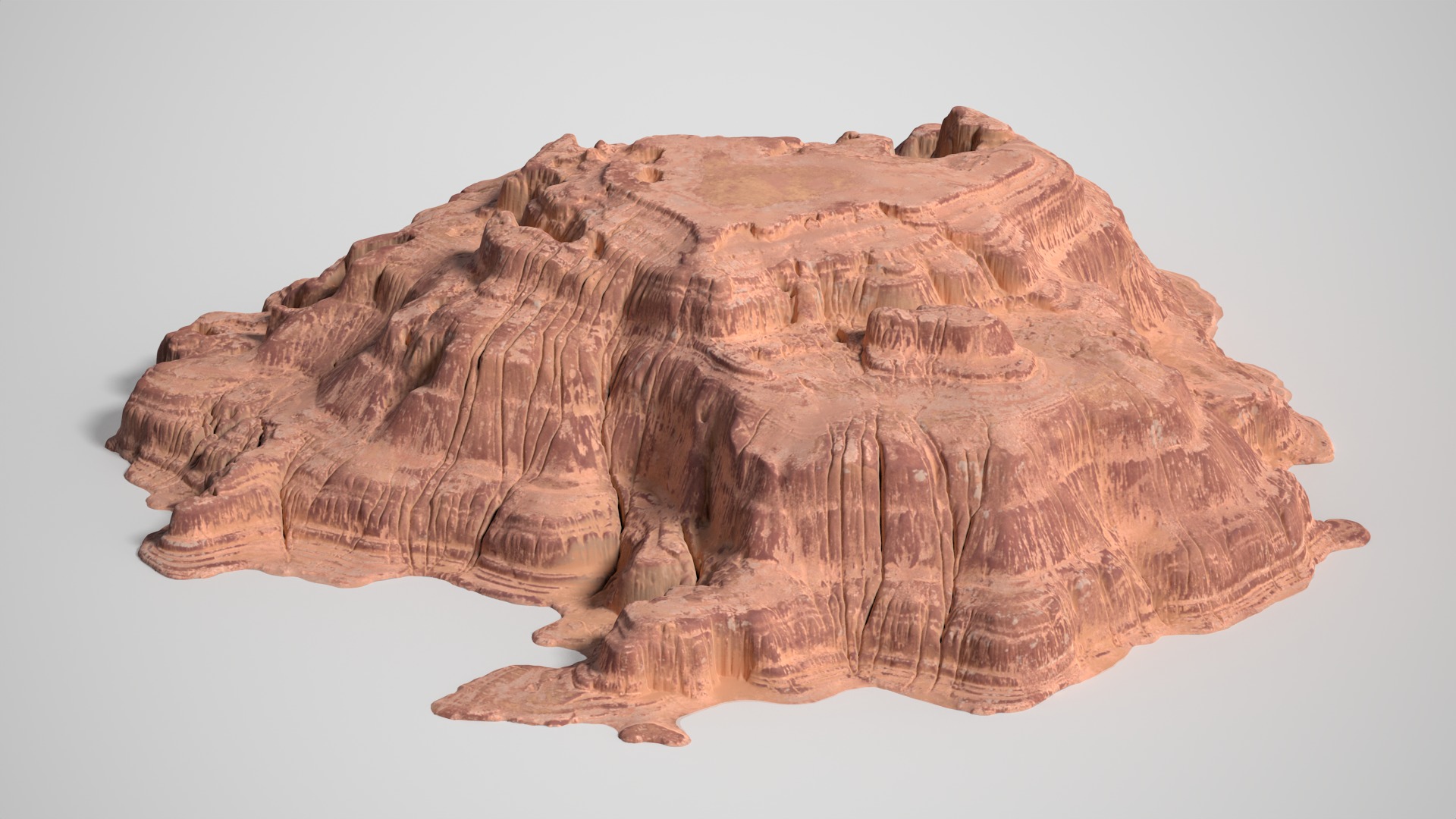 8 Modular Desert Canyons - 241103 Low-poly 3D model_16