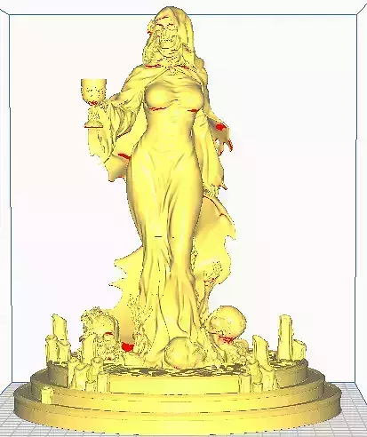 Rosa caveira 3D print model