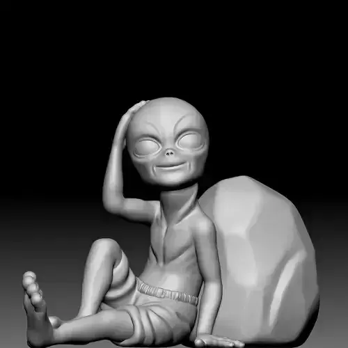 Alien Statue - 070