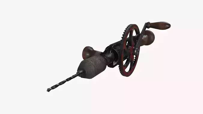 Manual hand drill Machine 3D model