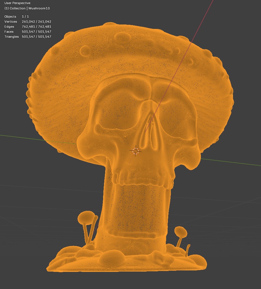 Screaming Toadstool 3D print model_5