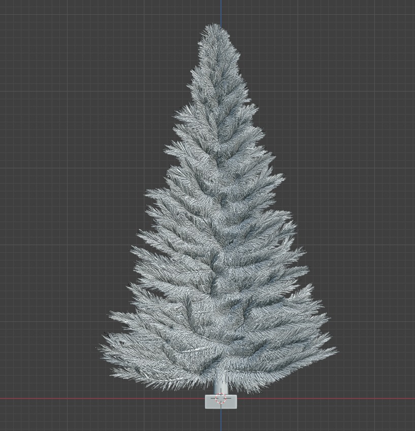 Realistic Christmas Tree with Ornament Set 3D print model_2