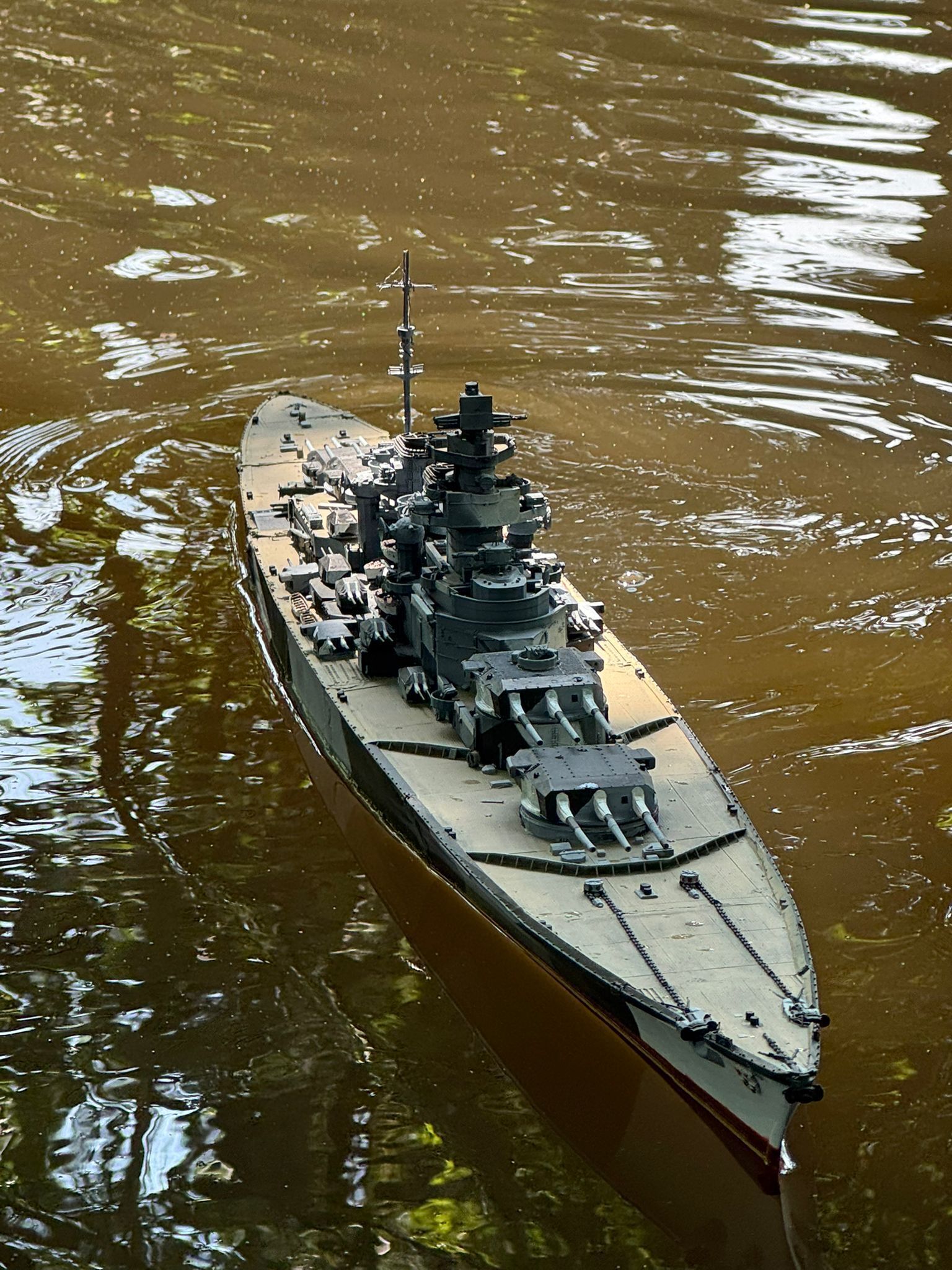 1-350 Grosser Kurfurst Model Battleship Kit 3D model 3D printable