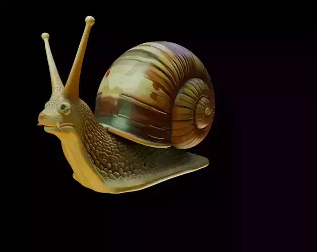 Snail 3D print model