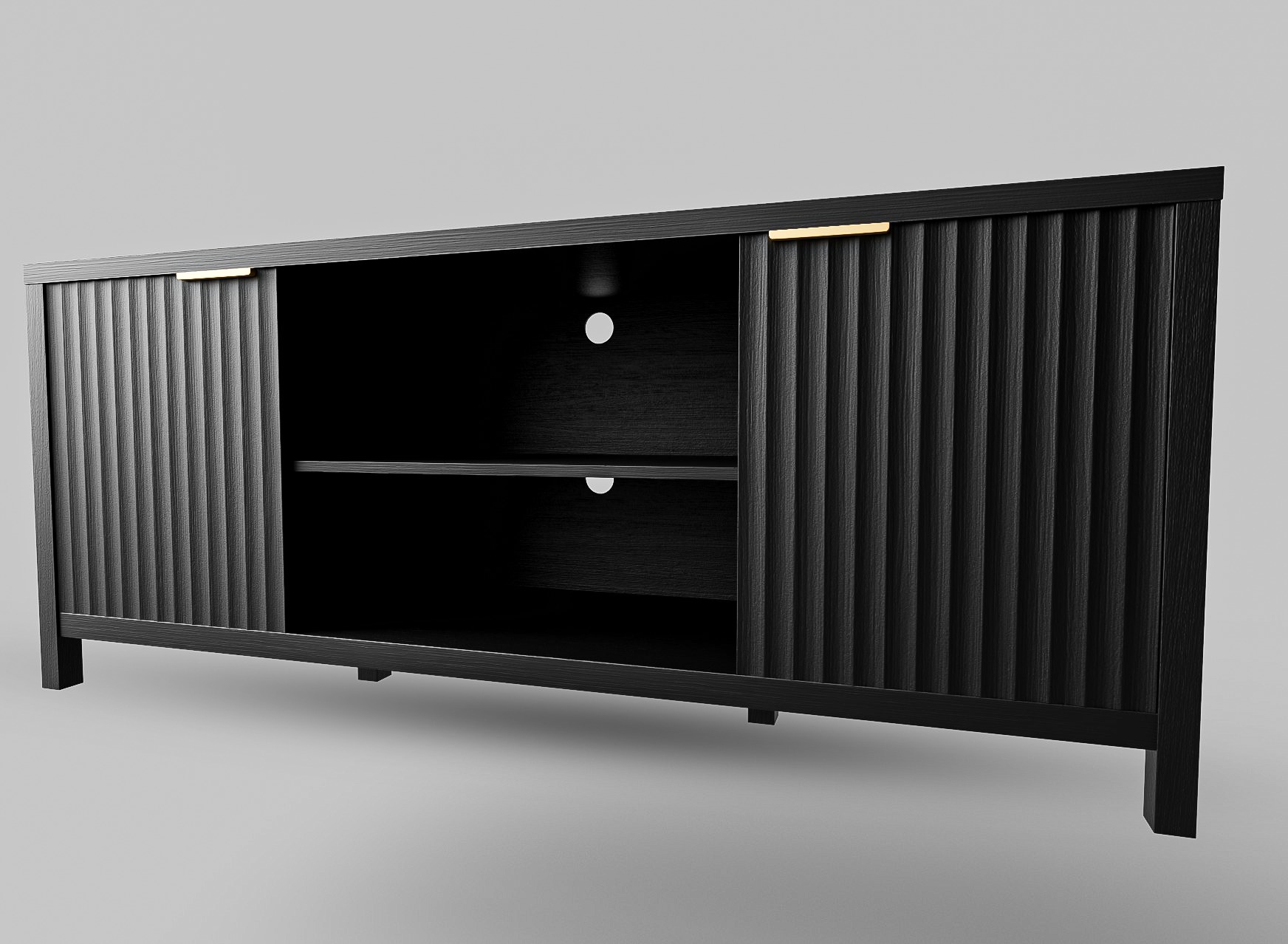 Cabinet - PBR Game Ready Low-poly 3D model Low-poly 3D model_2