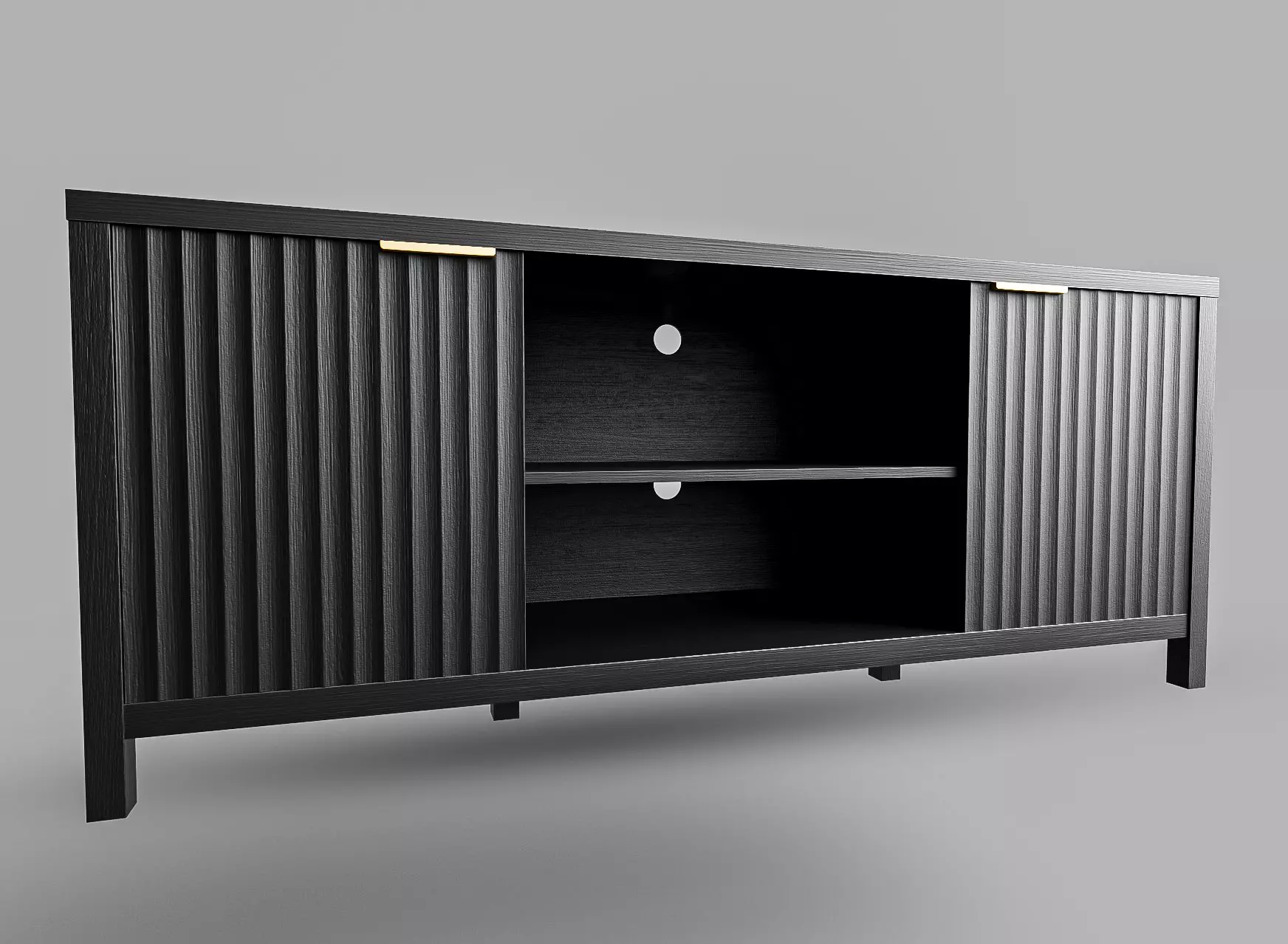 Cabinet - PBR Game Ready Low-poly 3D model Low-poly 3D model_0