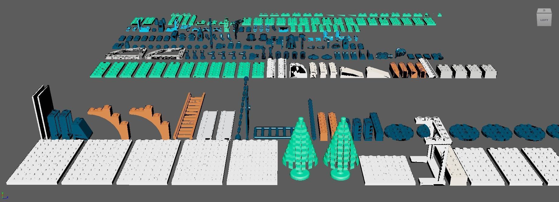 PixelBricks3D - Lego  Winter Village Toy Shop  3D print model_15