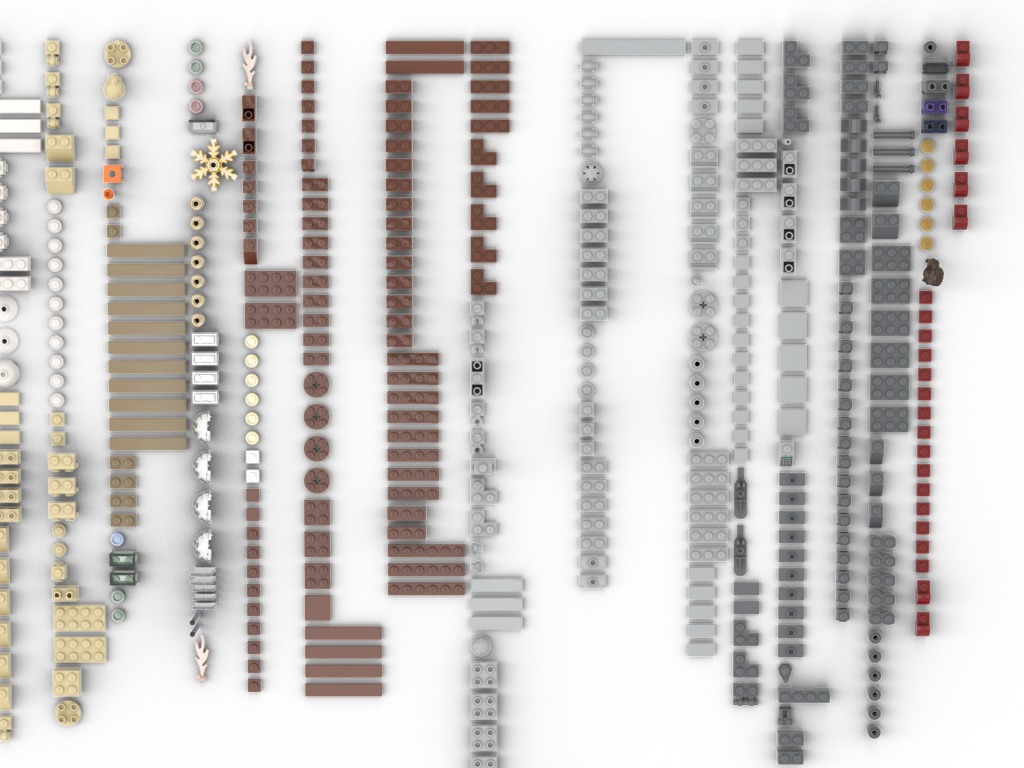 PixelBricks3D - Lego  Winter Village Toy Shop  3D print model_8