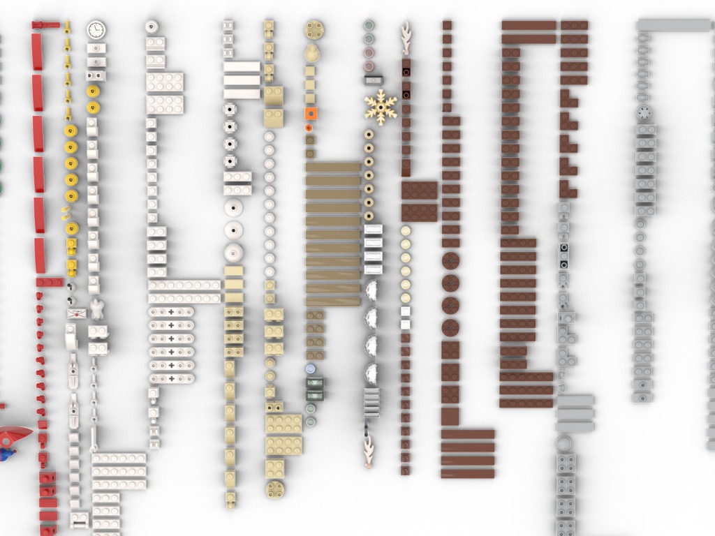 PixelBricks3D - Lego  Winter Village Toy Shop  3D print model_7