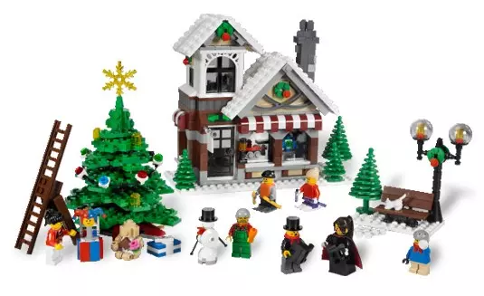 PixelBricks3D - Lego  Winter Village Toy Shop  3D print model_0