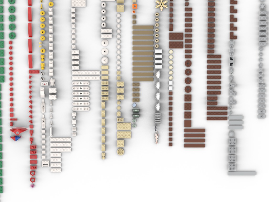 PixelBricks3D - Lego  Winter Village Toy Shop  3D print model_11