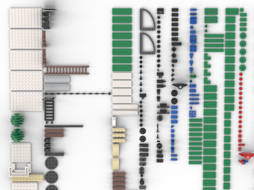 PixelBricks3D - Lego  Winter Village Toy Shop  3D print model_6