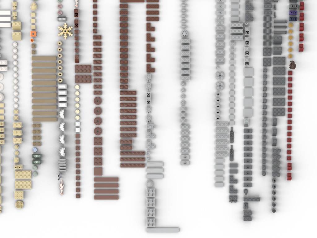 PixelBricks3D - Lego  Winter Village Toy Shop  3D print model_12