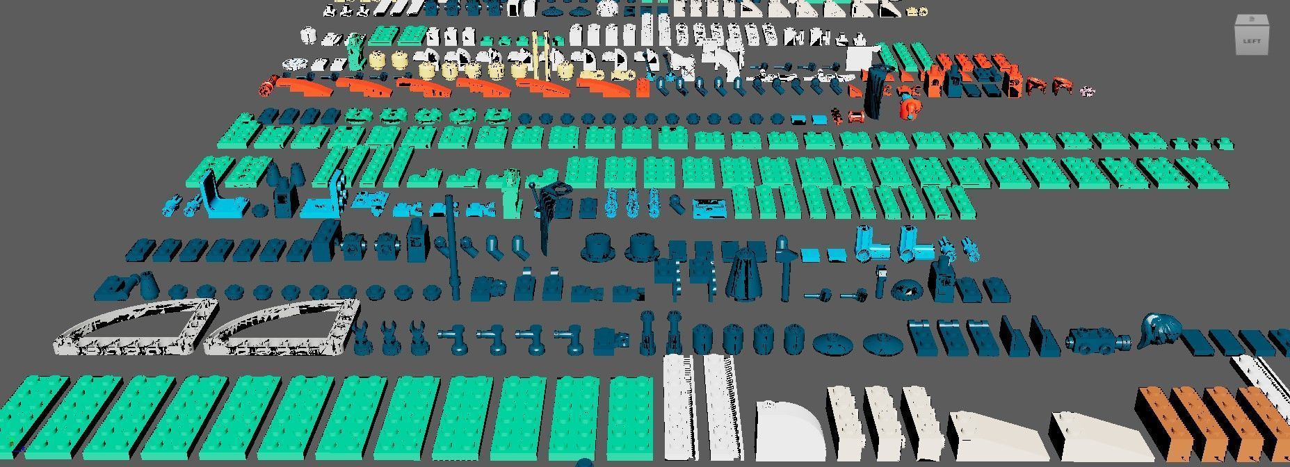 PixelBricks3D - Lego  Winter Village Toy Shop  3D print model_16