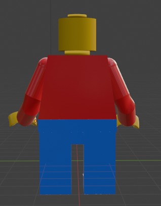 Lego minifigur 3D model_2