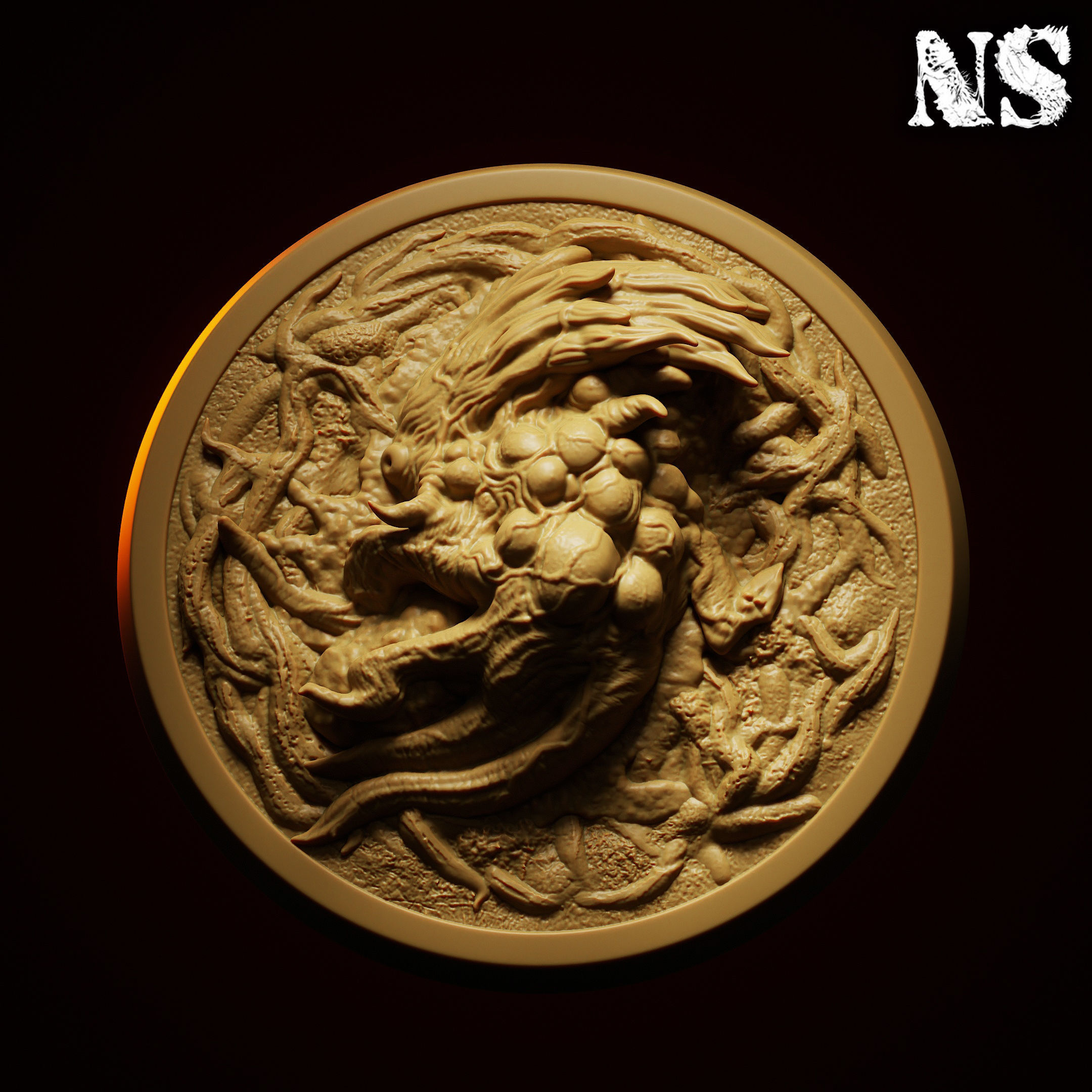 Shub Niggurath The Black Goat of the Woods with a Thousand Young 3D print model_15