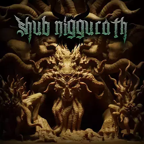 Shub Niggurath The Black Goat of the Woods with a Thousand Young 3D print model