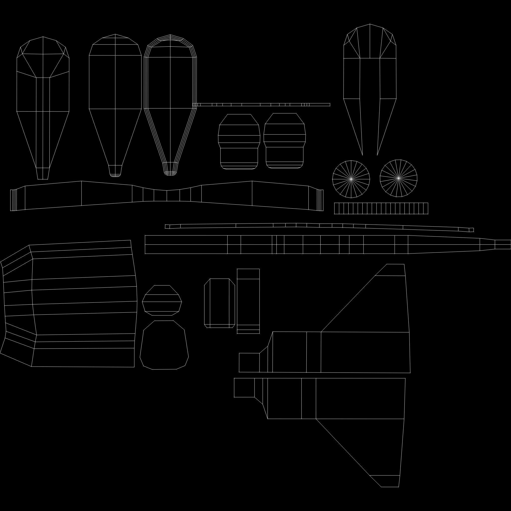 M416 Game Ready Low-poly 3D model_6